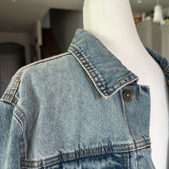Cotton On Denim Seattle Tucker Jean Jacket S Cotton Vintage Inspired Lightweight - Picture 5 of 13